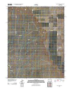 Bluff Spring 2010 topographic map thumbnail