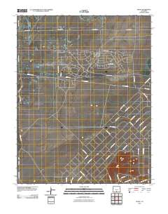 Baldy 2010 topographic map thumbnail