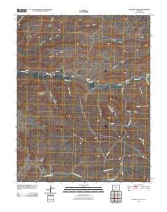 Bowdish Canyon 2010 topographic map thumbnail