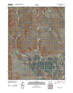 Badger Wash 2010 topographic map thumbnail