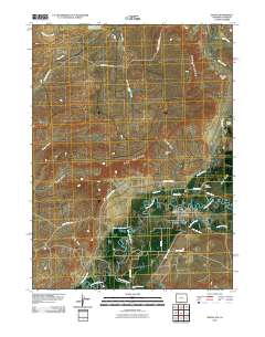 Baggs 2010 topographic map thumbnail