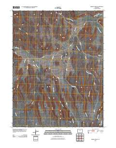 Bieser Creek 2010 topographic map thumbnail