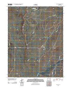 Bijou SW 2010 topographic map thumbnail