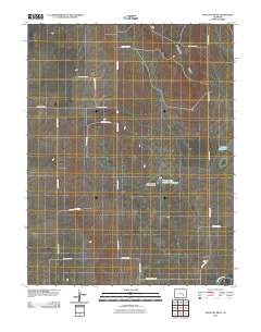 Antelope Mesa 2010 topographic map thumbnail