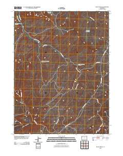 Banta Ridge 2010 topographic map thumbnail