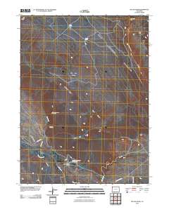 Big Joe Basin 2010 topographic map thumbnail