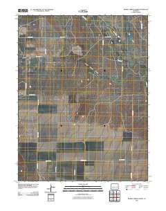 Barrel Springs Draw 2010 topographic map thumbnail