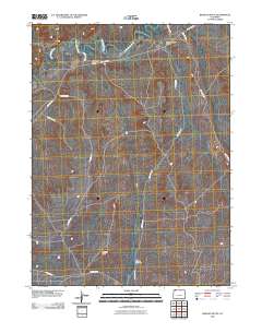 Bighole Butte 2010 topographic map thumbnail