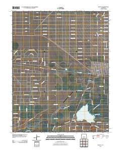 Blanca 2010 topographic map thumbnail