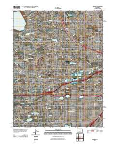 Arvada 2011 topographic map thumbnail