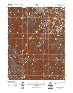 Cripple Creek South 2010 topographic map thumbnail