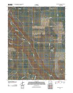 Beckman Lake 2010 topographic map thumbnail