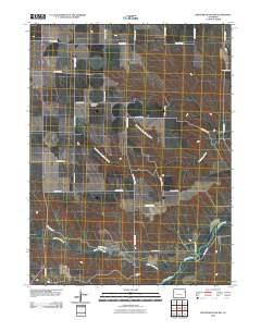 Beecher Island NW 2010 topographic map thumbnail