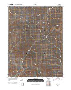 Craig NW 2010 topographic map thumbnail