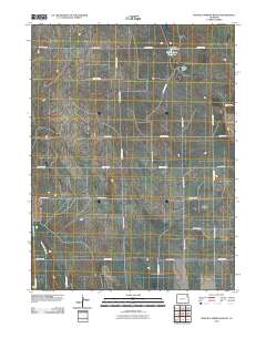 Buffalo Springs Ranch 2010 topographic map thumbnail