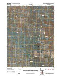 Buffalo Springs Ranch NW 2010 topographic map thumbnail