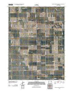 Buffalo Springs Ranch SE 2010 topographic map thumbnail