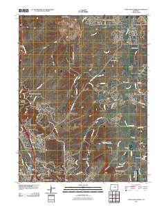 Castle Rock North 2010 topographic map thumbnail