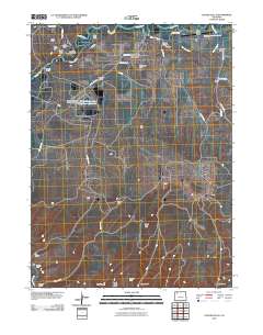 Castor Gulch 2010 topographic map thumbnail