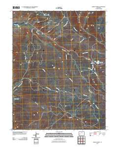 Cerro Summit 2010 topographic map thumbnail