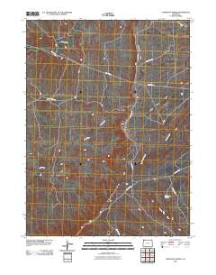 Coffeepot Spring 2010 topographic map thumbnail