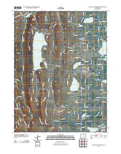 Carter Lake Reservoir 2010 topographic map thumbnail