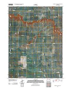 Chimney Canyons 2010 topographic map thumbnail