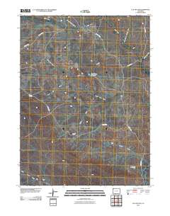 Clay Buttes 2010 topographic map thumbnail
