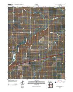 Flagler Reservoir 2010 topographic map thumbnail