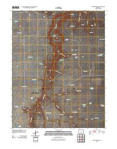 Capps Springs 2010 topographic map thumbnail