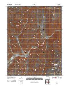 Echo 2010 topographic map thumbnail