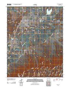 Cortez 2010 topographic map thumbnail