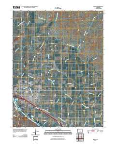 Fruita 2010 topographic map thumbnail