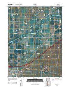 Brush East 2010 topographic map thumbnail