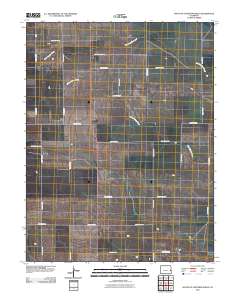 South of Cheyenne Wells 2010 topographic map thumbnail