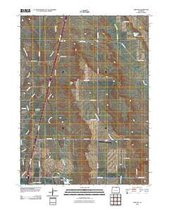 Carr SW 2010 topographic map thumbnail