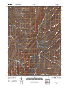 Calamity Ridge 2010 topographic map thumbnail
