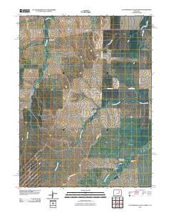 Cottonwood Valley North 2010 topographic map thumbnail