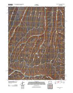 Cutoff Gulch 2010 topographic map thumbnail