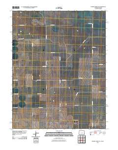 Durkee Creek NE 2010 topographic map thumbnail
