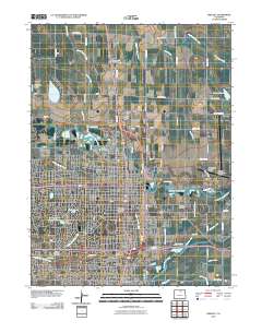 Greeley 2010 topographic map thumbnail