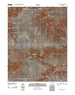 Graneros Flats 2010 topographic map thumbnail
