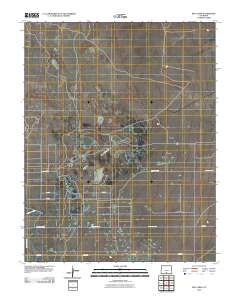 Dry Lakes 2010 topographic map thumbnail