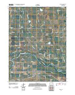 Kersey 2010 topographic map thumbnail