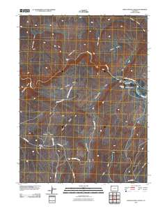 Indian Water Canyon 2010 topographic map thumbnail