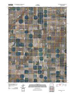 Kanorado NE 2010 topographic map thumbnail