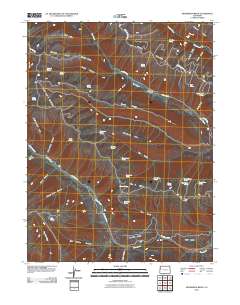 Henderson Ridge 2010 topographic map thumbnail