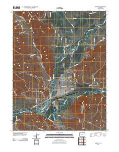 Gunnison 2010 topographic map thumbnail