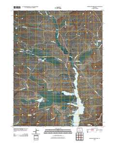 Hinman Reservoir 2010 topographic map thumbnail