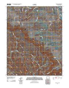 Ignacio 2010 topographic map thumbnail